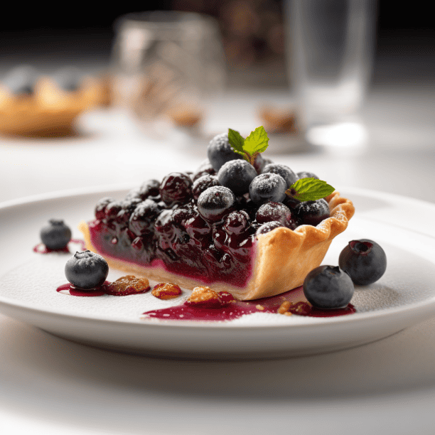 Tarte aux myrtilles